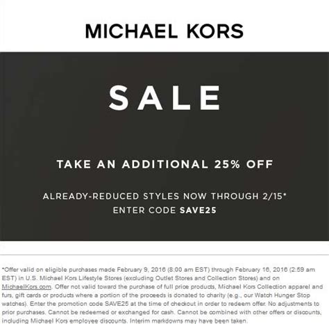 michael kors website promo code|michael kors coupon codes 2024.